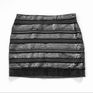 Cute Express sequined mini skirt size 00